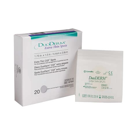 ConvaTec DuoDerm Extra Thin Spots Pack Of 20