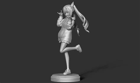 Keqing Genshin Impact Fanart 3d Model 3d Printable Cgtrader