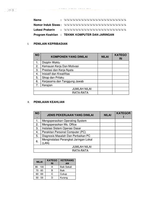 Docx Format Sertifikat Tkj Dokumen Tips