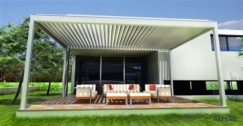 Beschattungslösung für den Garten Pergola Aluminium Pergola AlunoTec