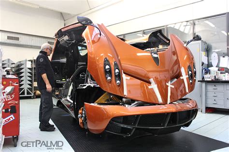 Pagani Automobili Factory Tour - Pagani Huayra being built