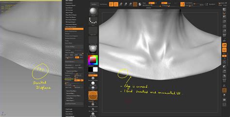 Displacement Map From Zbrush Wont Fit Mari Albedo Polycount