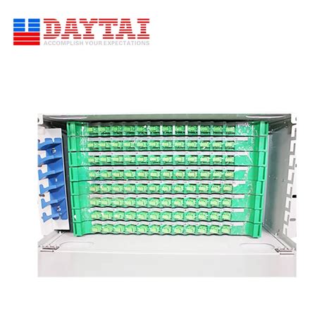 96 Port Patch Panel Fiber Optical Distribution Frame Odf Box With Sc