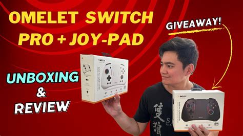 Omelet Switch Pro Joy Pad Unboxing And Review Tagalog YouTube