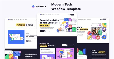 Style Guide Tech D X Webflow Ecommerce Website Template