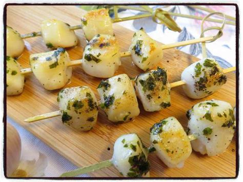 Recettes De Noix De Saint Jacques Et Brochettes