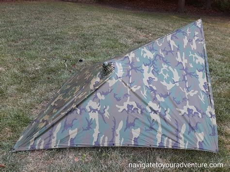 Military Poncho Shelter Configurations Using Trekking Poles