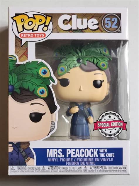 Mrs Peacock With The Knife 52 Cluedo Clue Funko Pop Vinyl Eur 1192 Picclick Fr