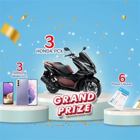 Undian Gofress Berhadiah 3 Motor Honda PCX Hp Lombapad