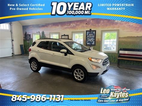 Pre Owned 2021 Ford Ecosport Se 4 Door Suv In Warwick R6110 Leo