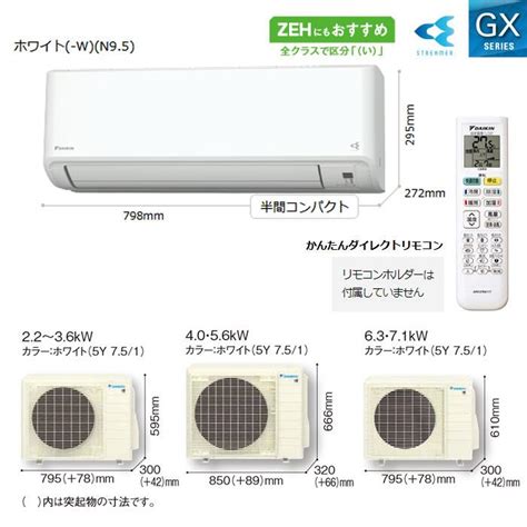 在庫品 送料無料 ダイキン S564ATGP W ホワイト ストリーマ GXシリーズおもに18畳用 単相200V r da