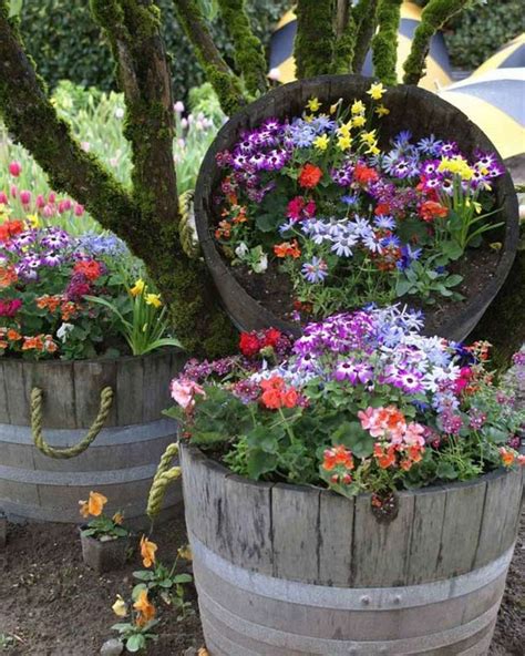 15 Wonderful DIY Spilling Flower Pot Will Spill Joy Into Your Garden