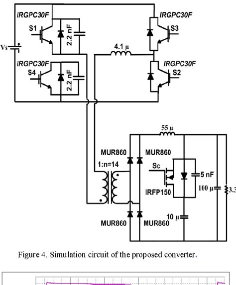 Figure 4 From A Fully Soft Switched ZVZCS Full Bridge PWM Converter