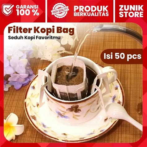 Jual Kertas Saring Kopi Drip Bag Coffee Drip Alat Filter Penyaring