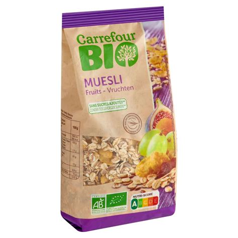 Carrefour Bio Muesli Vruchten 375 G Carrefour Site