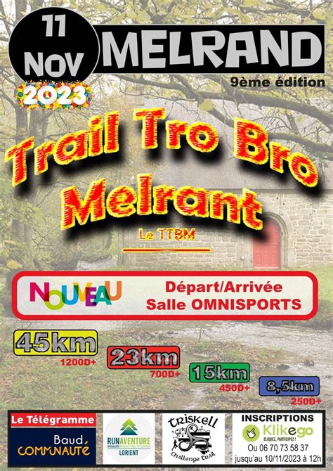 Trail Tro Bro Melrant 2023 WeRun