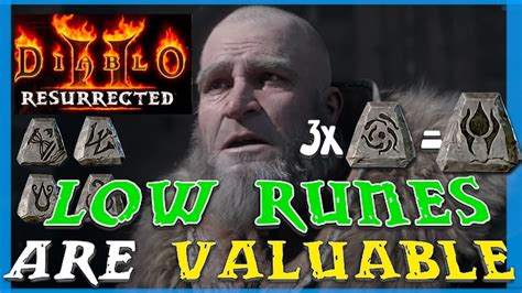 KEEP THESE LOW RUNES Diablo 2 Resurrected YouTube