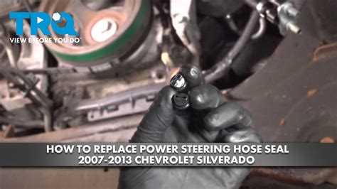 How To Replace Power Steering Pressure Hose Seal 2007 2013 Chevrolet