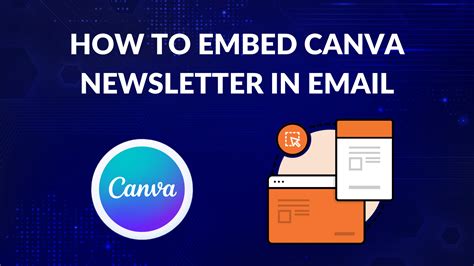 How To Embed Canva Newsletter In Email Canva Templates