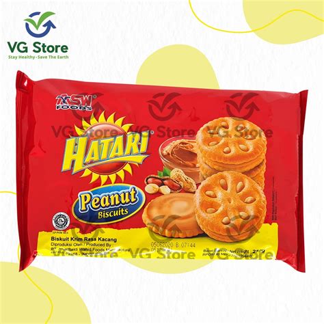 Jual Biskuit Hatari Kacang Peanut Biscuits Asw Foods Shopee Indonesia