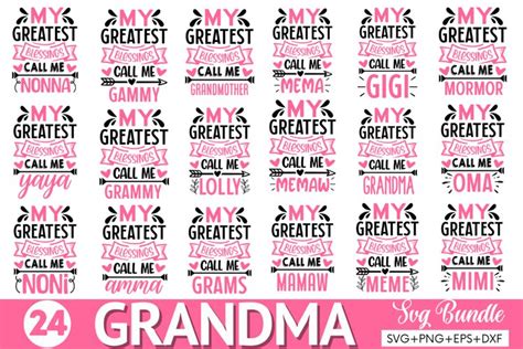 Grandma Svg Design Unique And Heartwarming Designs For Grd