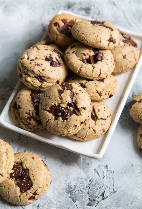 Olive Oil Chocolate Chunk Cookies The Little Epicurean