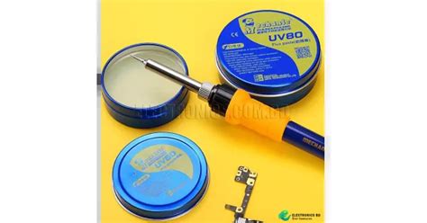 Mcn Uv Solder Flux Paste No Clean Rosin Flux Paste Cream For Pcb Bga