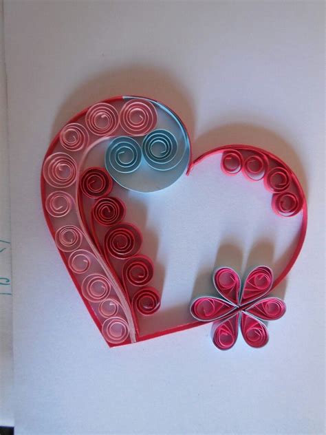 Quilling Heart ♥ Design Quilling Heart Design Heart Cards