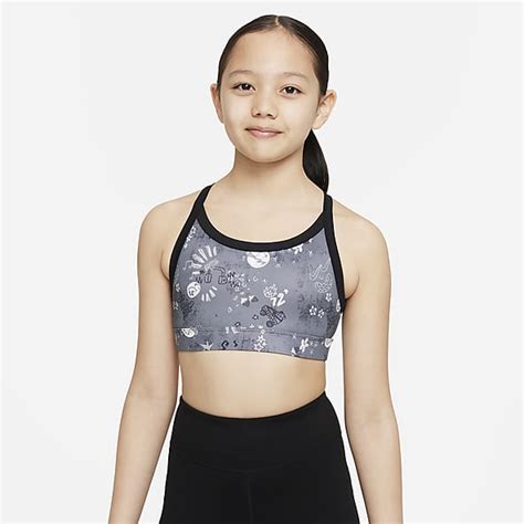 Kids 25 50 Grey Sports Bras