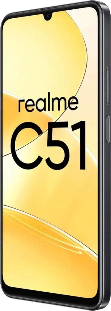 Смартфон Realme C51 4128gb Черный купить по цене 7 990 рублей в