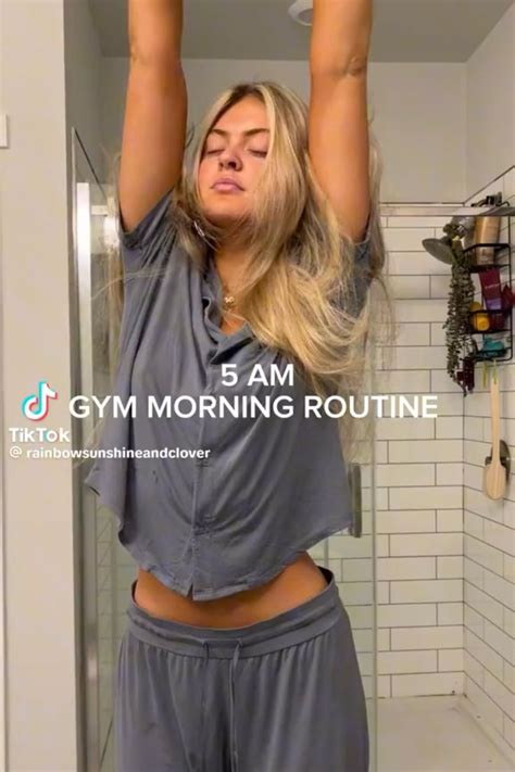 Am Morning Routine In Morning Workout Routine Healthy Morning