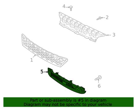 Genuine Lower Grille For Hyundai Kona Part J Ca