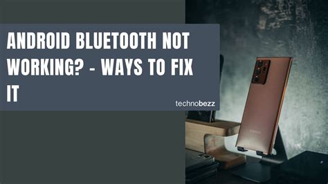 How To Fix Android Bluetooth Problems