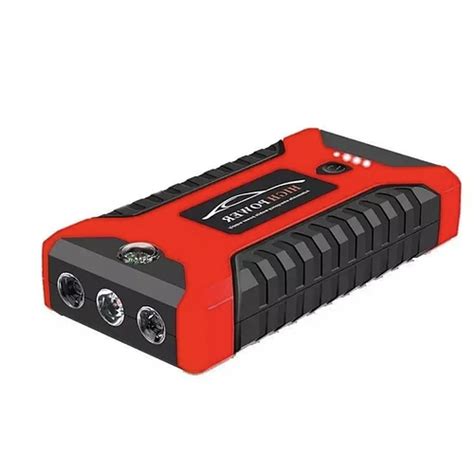 Купить Пусковое для аккумулятора в машине 20000 mAh Black, Бустер ...