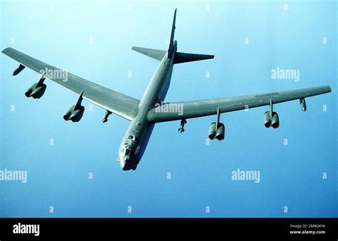 A B G Stratofortress Aircraft Flies Over The Red Sea As It Awaits