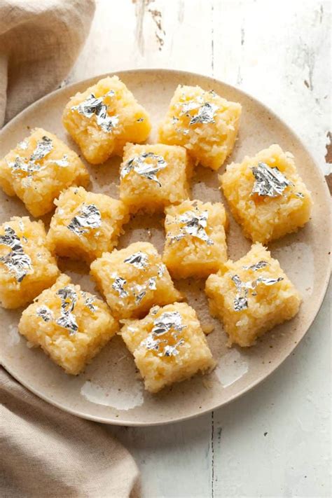 Coconut Barfi Recipe With Condensed Milk Indian Ambrosia