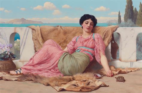 The Quiet Pet By John William Godward John William Godward Pre