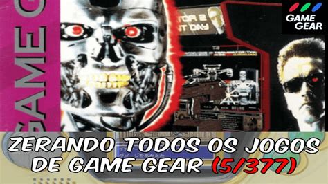 Review Zerando TODOS Os Jogos De Game Gear T2 The Arcade Game 5