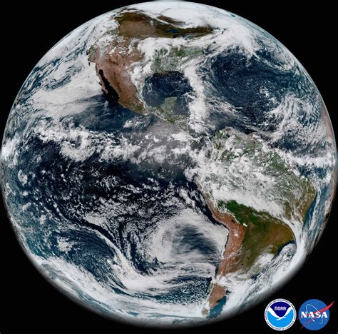 Amazing views of Earth captured by NOAA's latest weather satellite