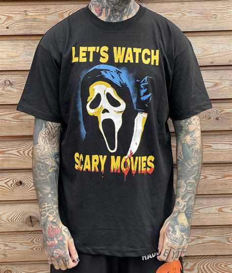 Ghost Face Let S Watch Scary Movies T Shirt