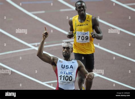 Usa S Tyson Gay Performs On Men S Meters Final During Th Iaaf World Athletics
