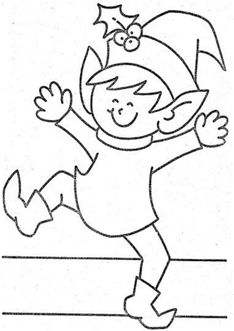 Free Easy To Print Elf Coloring Pages Tulamama