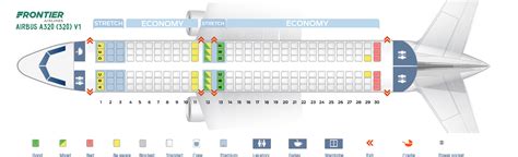 A320 Aircraft Seating Chart