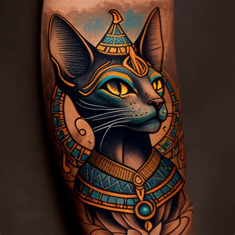 54 Egyptian Cat Tattoo Ideas - TattooClue.com