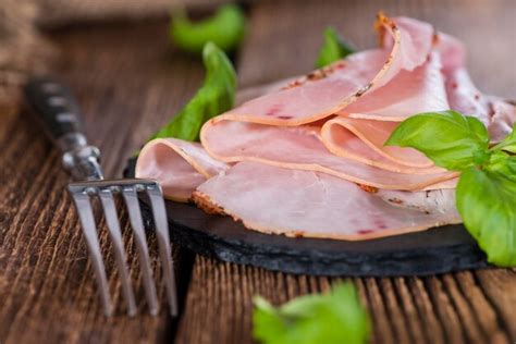 Premium Photo | Slices of boiled ham