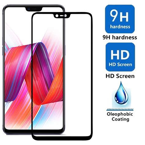 For Oppo R15 Full Coverage Tempered Glass Screen Protector Explosion