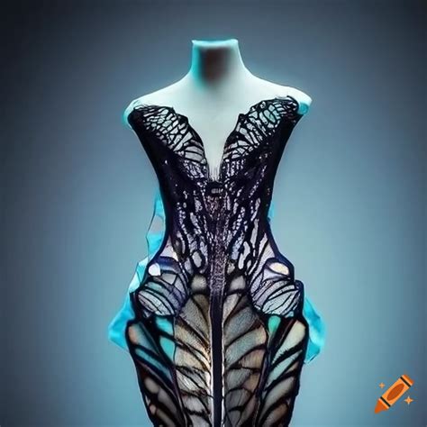 A Butterfly Inspired Geometric Dress By Iris Van Herpen