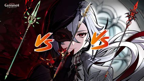 Arlecchino Weapon Comparison Pjws Vs White Tassel Vs Crimson Moon S