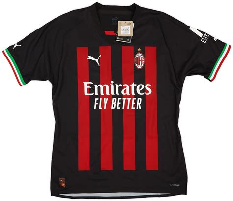 Ac Milan Authentic Home Shirt Xl