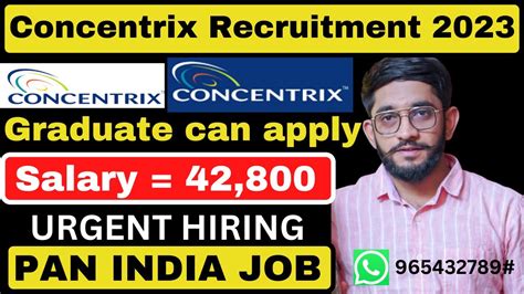 Concentrix Recruitment Concentrix Jobs For Freshers Fresher